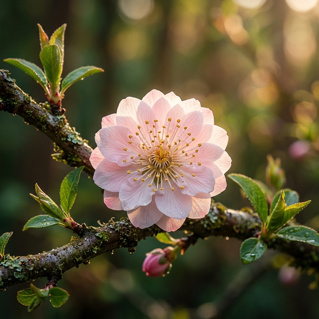 Flor completamente abierta y luminosa